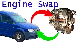 How to change your Engine in 26 simple steps (VW, Skoda, Seat, Golf TDI, and Audi A3 etc)