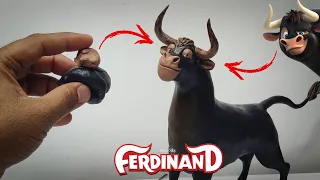 DIY BULL rl😍:  I made Amazing Bull FERDINAND Using POLYMER CLAY | clay bull Sculpture