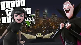 HOTEL TRANSYLVANIA MOD w/ Mavis & Dracula (GTA 5 PC Mods Gameplay)