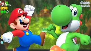 Super YOSHI 3D World!! (2-Players) - WORLD STAR!! *BRO AND SIS!!*