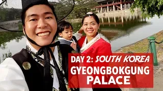 GYEONGBOKGUNG PALACE & HANBOK PLUS RENTAL KOREA TRAVEL VLOG