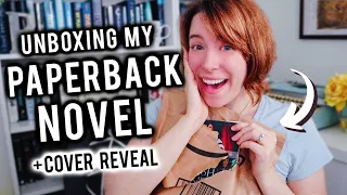 UNBOXING MY DEBUT NOVEL! (fantasy book cover reveal, KDP proof copy reactions, publishing date!)