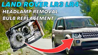 Headlamp removal & bulb replacement LandRover Discovery LR3 & 4