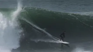 Ocean Beach SF Triple Overhead Surfing 1/19/2020 - Great rides and Wipeouts