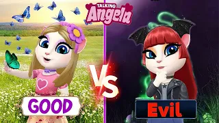 My Talking Angela 2 || Good Angela VS Evil Angela || Evil Angela killed good Angela. Cosplay