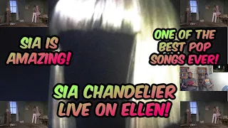 ONE Of THE BEST POP SONGS EVER‼️😱 Sia sings Chandelier Live on Ellen 🎤 JoCurKRAZE reacts 🎯💯