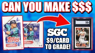 CAN YOU MAKE MONEY RIPPING & GRADING 2023 TOPPS SERIES 1? (Part 1)