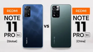 Redmi Note 11 Pro 5G (Global) vs Redmi Note 11 Pro (China)