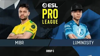 CS:GO - MIBR vs. Luminosity [Train] Map 2 - Group C - ESL Pro League Season 9 Americas