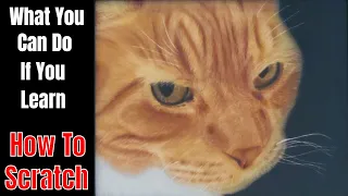 Airbrush Video Art - "Jessie" the Cat