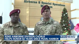 82nd Airborne Division chorus helps honor 82 years since Pearl Harbor