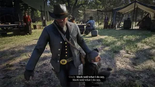 Arthur throws Dutch out of the Camp during a Party!