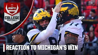 Reaction to Michigan’s BIG win over Ohio State | ESPN College Football