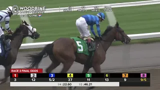 Woodbine, Tbred, October 3, 2021 Race 3