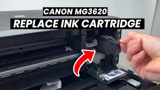 Canon PIXMA MG3620 Printer: Installing Ink Cartridges