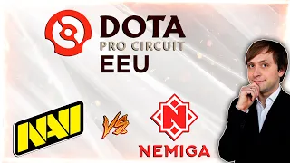 НС смотрит игру NAVI vs Nemiga | DPC 2023 | Восточная Европа