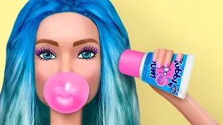 8 MINI DOCES PARA BARBIE QUE VOCÊ PODE REALMENTE COMER / ARTESANATOS E TRUQUES COM A BONECA BARBIE