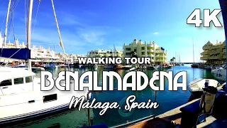 Benalmádena Port - Puerto Marina November 2020 | Málaga, Spain | City Walking Tour [4K]