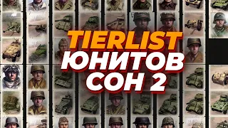 СУБЪЕКТИВНЫЙ ТИРЛИСТ ВСЕХ (ПОЧТИ) ЮНИТОВ в Company of  Heroes 2