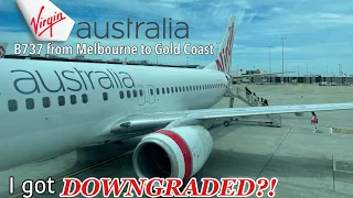 Getting DOWNGRADED with VIRGIN AUSTRALIA | Melbourne to Gold Coast Economy Class