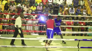 ssemujju david vs kakande muzamiru 2017 open finals welter weight division(69kgs) at lugogo arena