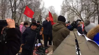 Мусорный полигон под Киржачом: Михаил Горин выступает перед народом