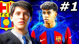 FC 24 Barcelona Career Mode EP1...