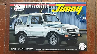 Fujimi 1/24 Suzuki Jimny Custom | Plastic Model Kit Unboxing