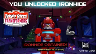 Angry Birds Transformers Ironhide Obtained!