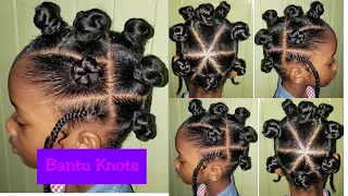 HOW TO: Easy Bantu Knots for Kids