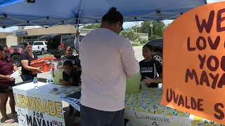 Softball team opens lemonade stand for teammate recovering in hospital from Uvalde school shooting