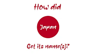 How Japan Got Its Name(s) #shorts