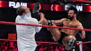 Drew McIntyre vs Braun corben wwe raw August 9 ,2021