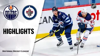Oilers @ Jets 1/26/21 | NHL Highlights