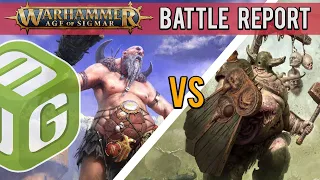 Sons of Behemat vs Maggotkin Age of Sigmar 3rd Edition Battle Report Ep 165