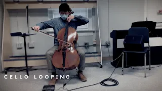 Cello loop pedal improvisation using the Boss RC-30