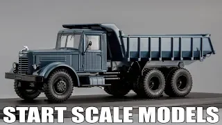 ЯАЗ-210Е самосвал | Start Scale Models - SSM | Обзор коллекционной масштабной модели 1:43