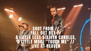 SHOT FROM // FALL OUT BOY // A LITTLE LESS SIXTEEN CANDLES... // LIVE AT HEAVEN, LONDON