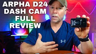 Arpha D24 Dash Cam Front and Rear Camera