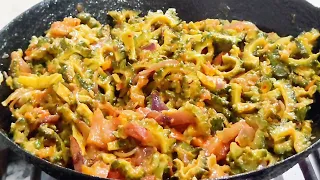 Commercial Karela Piyaz Recipe Dhaba Style || کریلا پیاز ڈھابہ اسٹائل || Bitter gourd Onion Recipe