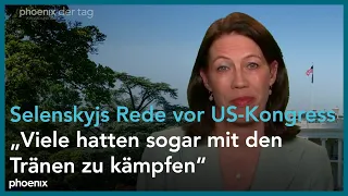 USA und Ukraine: Einschätzung von ARD-Korrespondentin Jessica Briegmann nach Selenskyj-Rede