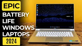 Top 5 : Epic Battery Life Laptops 2024