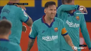 Villarreal vs Barcelona 1 4 All Goals and Highlights 2020