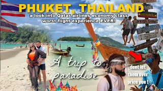 TRAVELING TO PHUKET THAILAND FROM NYC INSANE 24 HR FLIGHT & TRAVEL TIPS First day in paradise 🔥🇹🇭