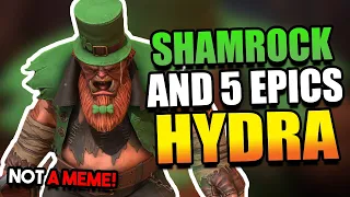 1 KEY HARD HYDRA with 5 Epics and SHAMROCK! | Raid Shadow Legends
