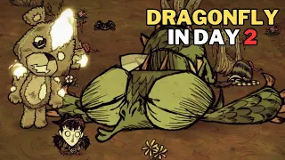 How to rush Dragonfly day 2 as New Willow (Unseeded) - Don't Starve Together | BETA