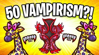 Going For The Highest Vampirism Possible! | Backpack Battles