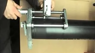 Устройство для снятия оксидного слоя на трубах 110-500