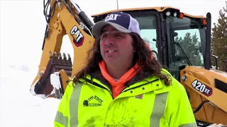 Cat® 420 XE Backhoe Loader Customer Story – Tri State Excavating (Montana)