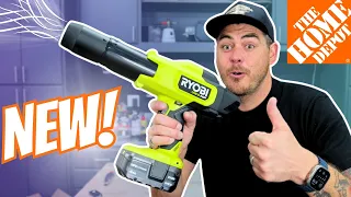 Ryobi's NEW Handheld Cordless Blower is AMAZING! - New at Home Depot